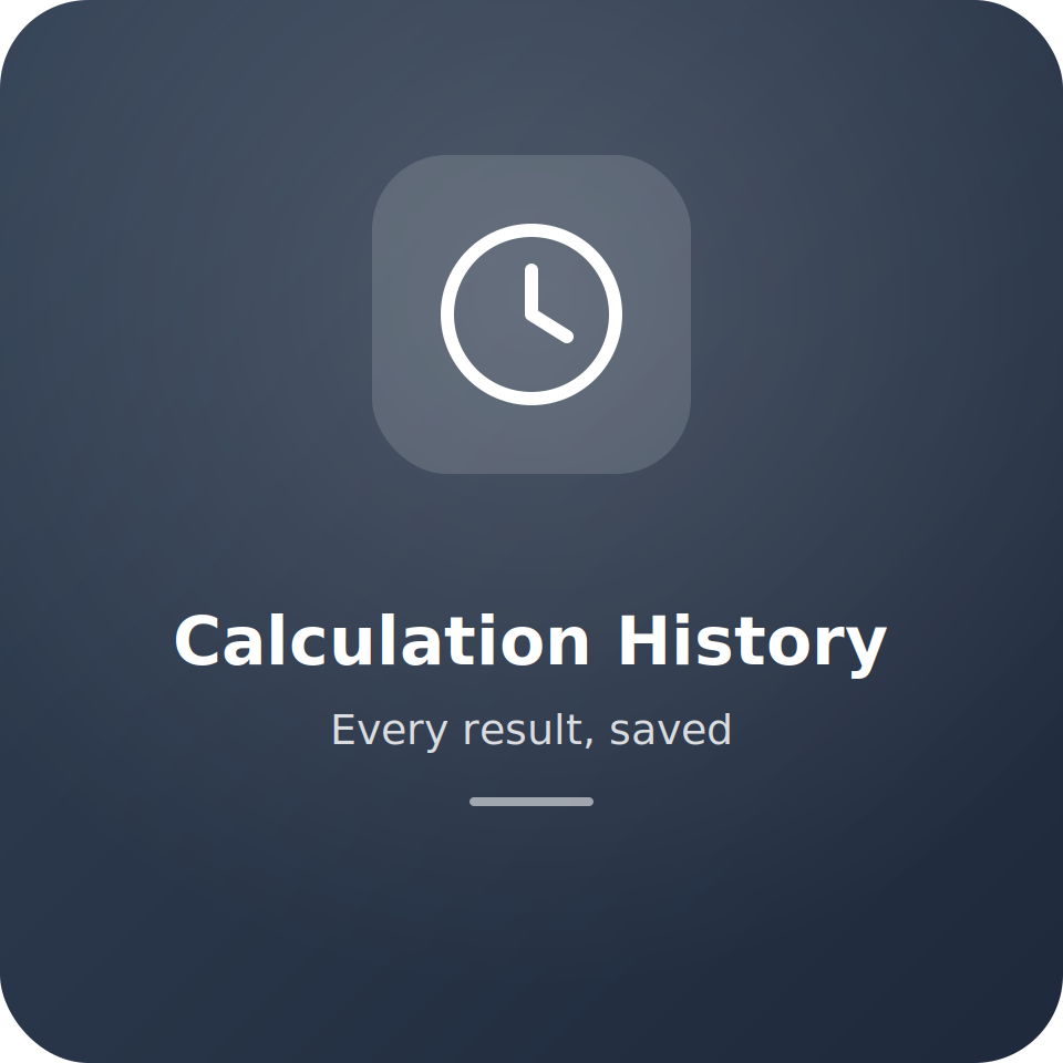 Calculation History